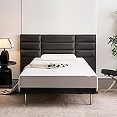 Amazon Basics Memory Foam Mattress, Medium Firm, 10 Inch, Full, White/Grey