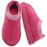 SMajong Kids Slippers Girls Boys House Shoes Fuzzy Warm | Plush Platform, Slip-on Slipper, Winter, Indoor Outdoor