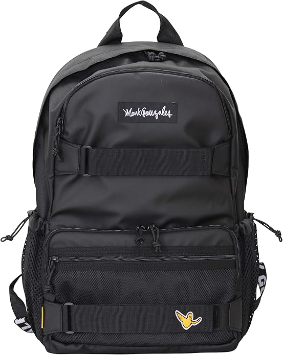 Amazon マークゴンザレスデイパックリュック レディース メンズ 男子 女子 通学 高校生 大学生 大人 大容量 リックサック 軽量 バック パック バッグ ブラック ノーブランド品 メンズ