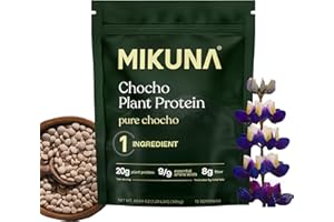 Mikuna Vegan Protein Powder (Unflavored, 15 Servings) - Plant Based Chocho Superfood Protein - Dairy Free Protein Powder Packed with Vitamins, Minerals & Fiber - Gluten, Keto & Lectin-Free