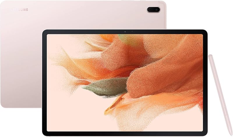 Samsung Galaxy Tab S7 FE 12.4 Inch 5G 128GB Light Pink Tablet 3Y Warranty