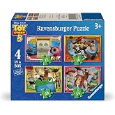 Ravensburger Toy Story 5 4-in-a-Box - 12/16/20/24 Piece Puzzle for Kids 3+