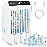 Mini AC Fan Swamp Evaporative Cooler with 1000ML Water Tank USB for Home Room Bedroom