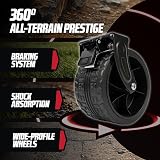 MoverX 300L Festival Trolley on Wheels Folding Wagon Portable Camping Cart Black view 3