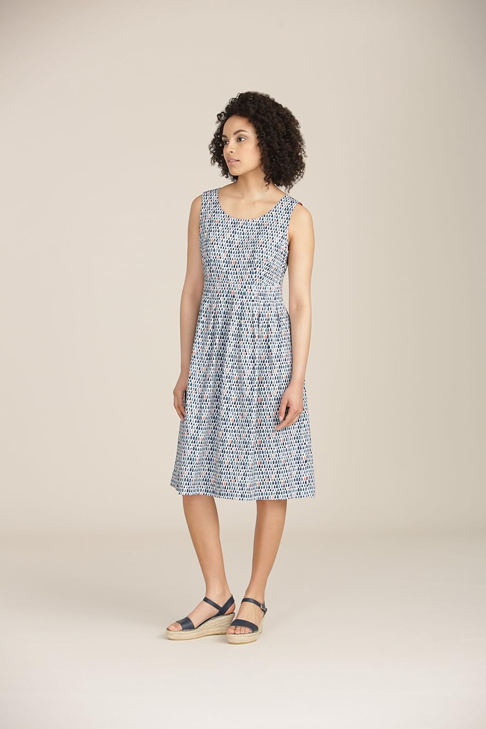 Seasalt Womens Gylly Dress In Raindrops Cirrus 16 Amazon.co.uk Clothing