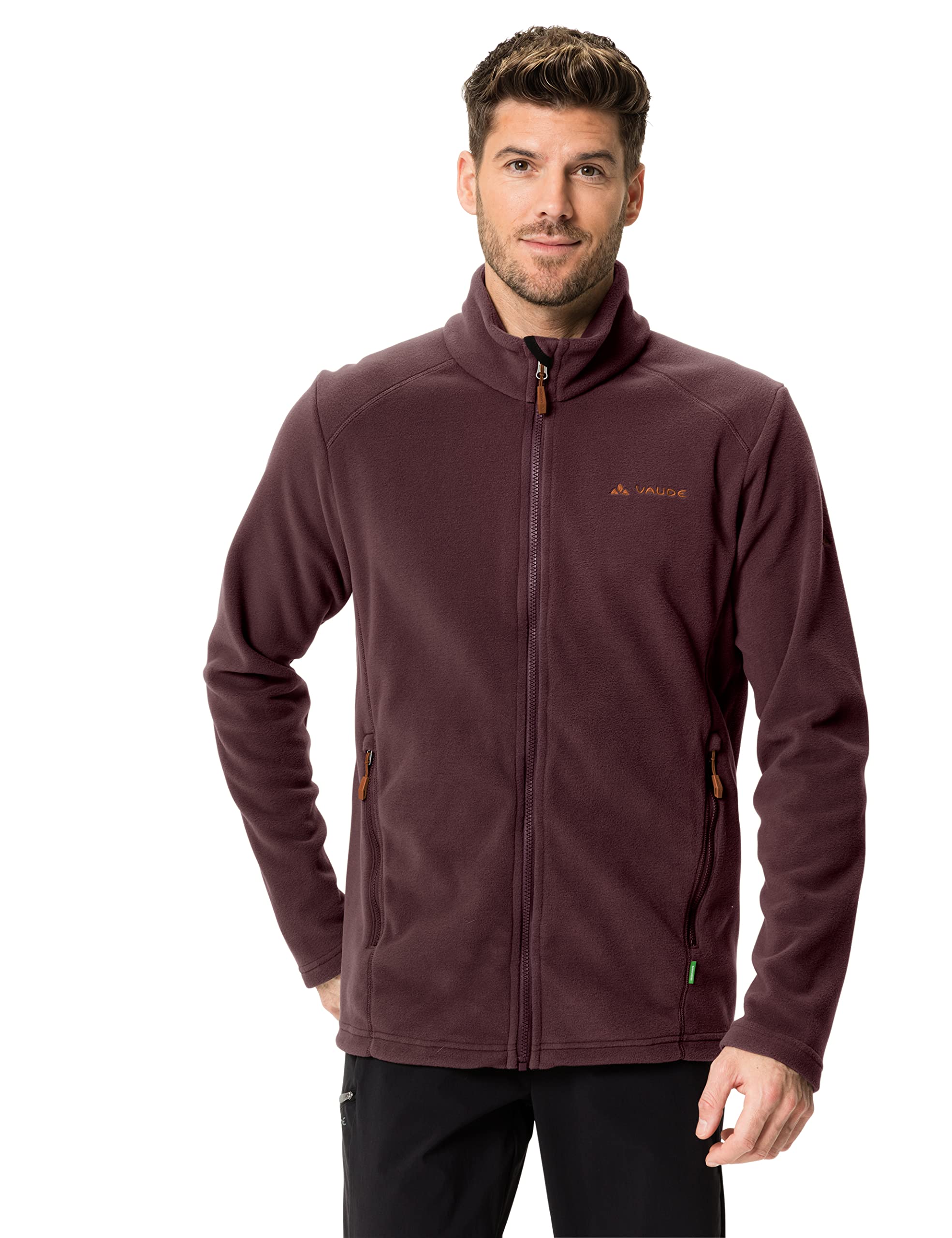 VAUDE Fleecejacke Herren Rosemoor, funktionale Fleece-Übergangsjacke aus 100% recyceltem Polyester, warme Zwischenjacke für Wandern & Freizeit 9