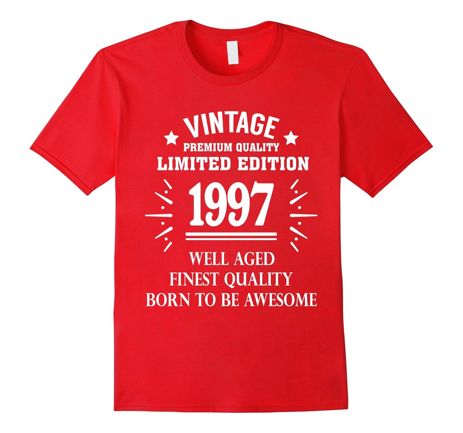 Vintage 1997 Shirt Funny 20 Years Old 20th Birthday Gift-Rose