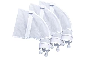 JamBer Nylon Mesh K13 Pool Cleaner Bags,Bag Zipper Replacement for Polaris 280 & 480 Pool Cleaner All Purpose Filter Bag for 280 Polaris Replacement Bags,Pool Cleaner Replacement Part K16, （3 Pack）