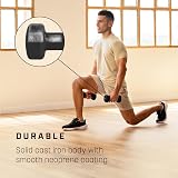 KG Physio Neoprene Dumbbells Set 1-10 kg Pair Anti-Roll Non-Slip view 4