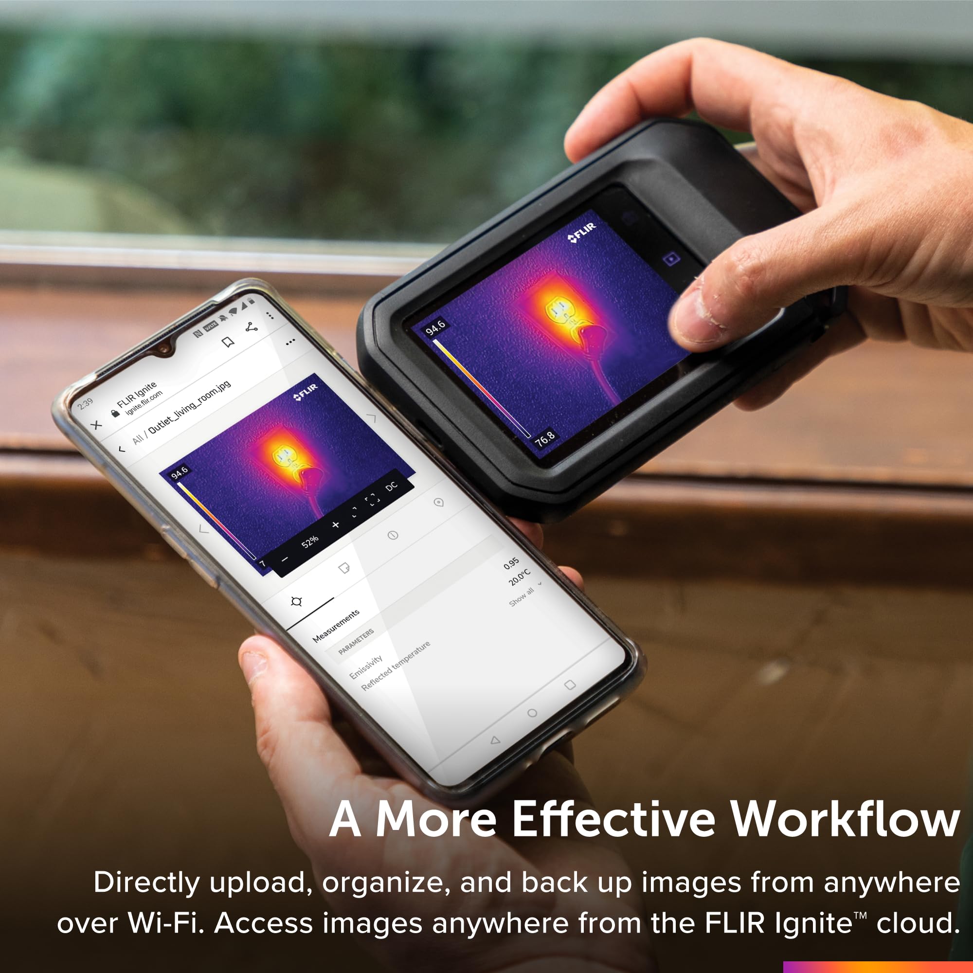 FLIR C5 Compact Thermal Imaging Camera With WiFi For Inspection