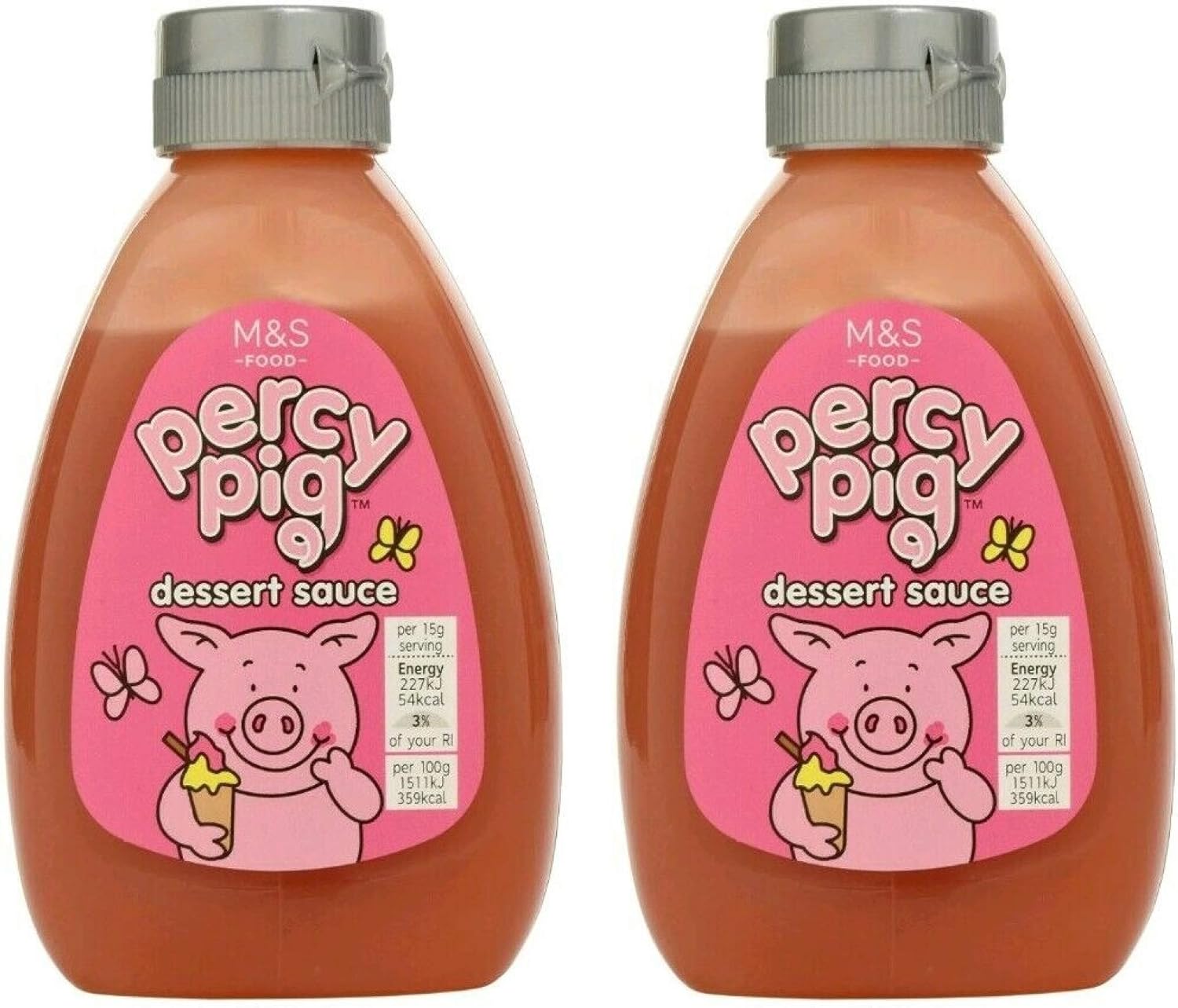 M&S Percy Pig Dessert Sauce 290g x 2 Pack Amazon.co.uk Grocery