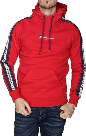 champion hoodie red mens