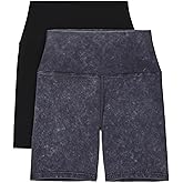 Jockey Womens 2-Pack Freedom Washed 7'' Bike Shorts