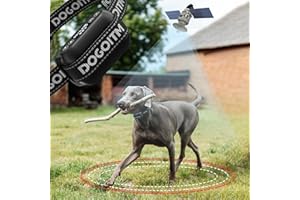 Wireless Dog Fence, GPS Wireless Dog Collar with 3 Correction Modes, Pet Containment System with AI Smart Signal, Electric Do