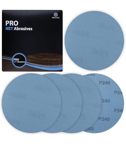 SPEEDWOX 9-Inch Mesh Drywall Sanding Discs – 320 Grit, 10-Pack, Hook & Loop, Dust-Free Aluminum Oxide For Drywall & Wood