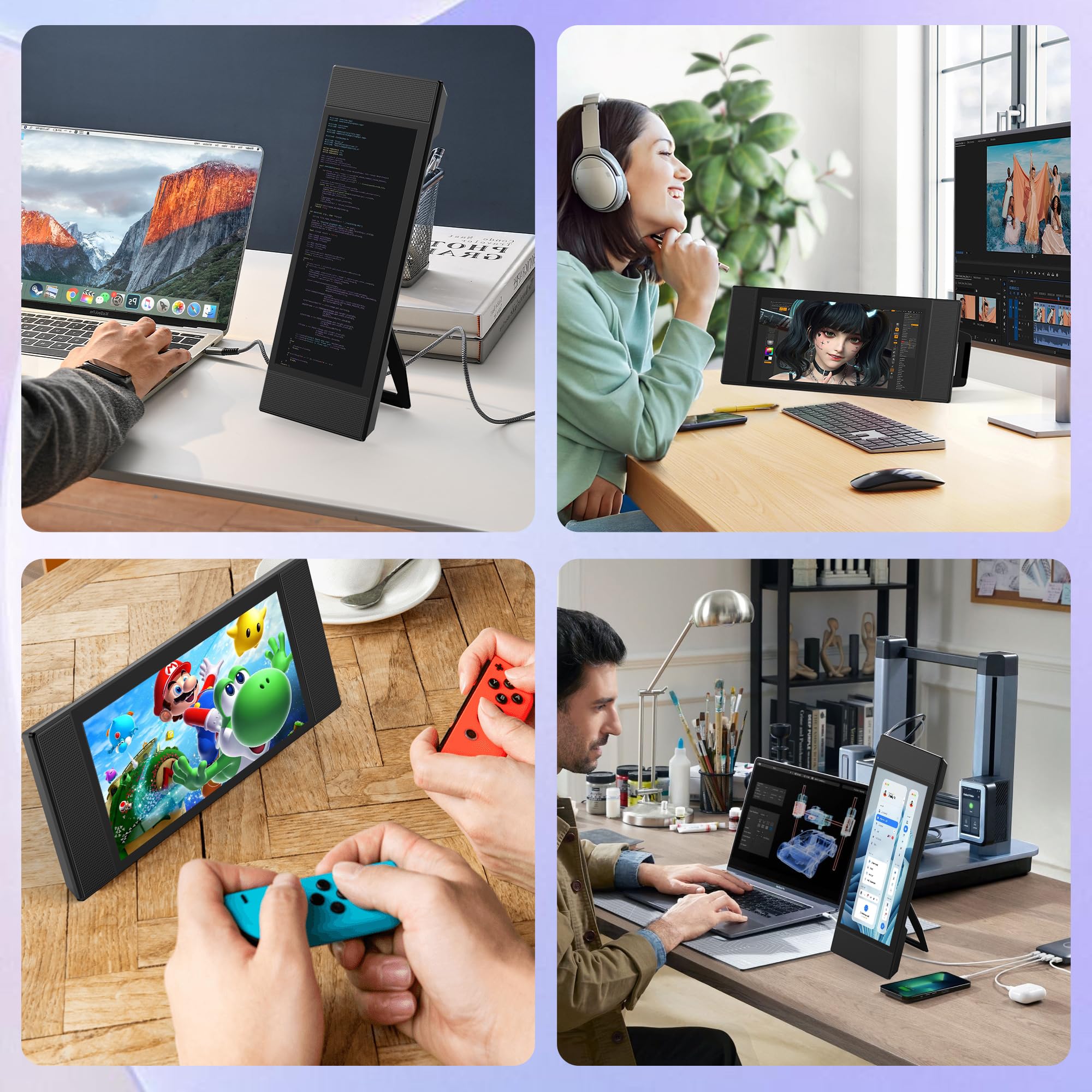 Mua Kwumsy Portable 12.3 Inch L1S Travel Monitor - Ultra Slim FHD IPS ...