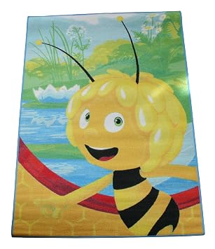 Amazon De Spielteppich Biene Maya Close Up Kinderteppich