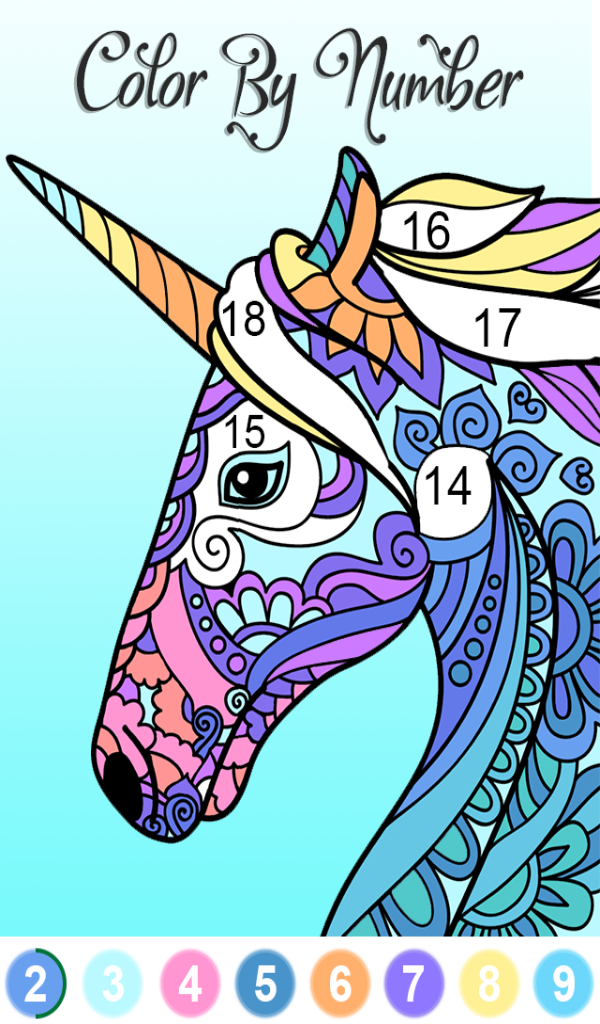 Color By Number with Paint By Number Coloring