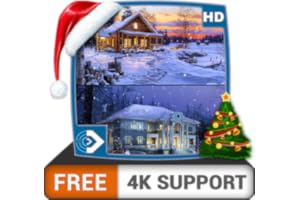 chute de neige virtuelle gratuite HD - profitez de la beauté des paysages sur votre téléviseur HDR 4K, votre téléviseur 8K et