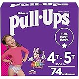 Pull-Ups Girls' Potty Training Pants Training Underwear Size 6, 4T-5T, 74 Ct