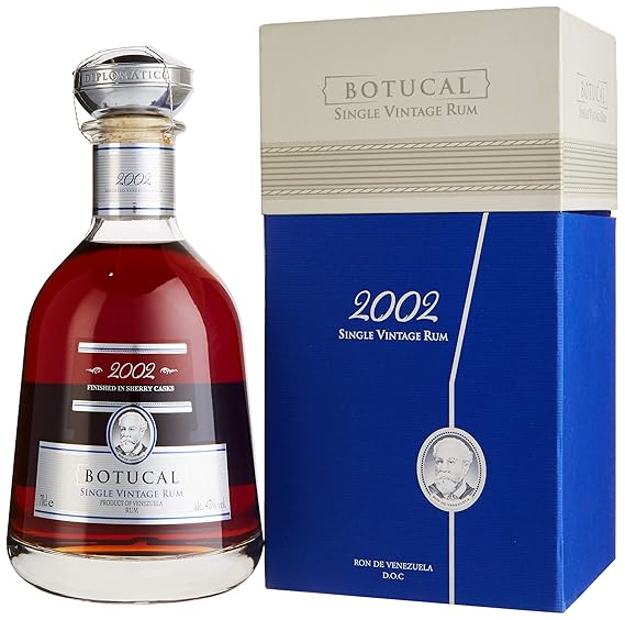 Botucal (Diplomatico) Single Vintage 2002 Rum mit Geschenkverpackung (1 x 0.7 l)
