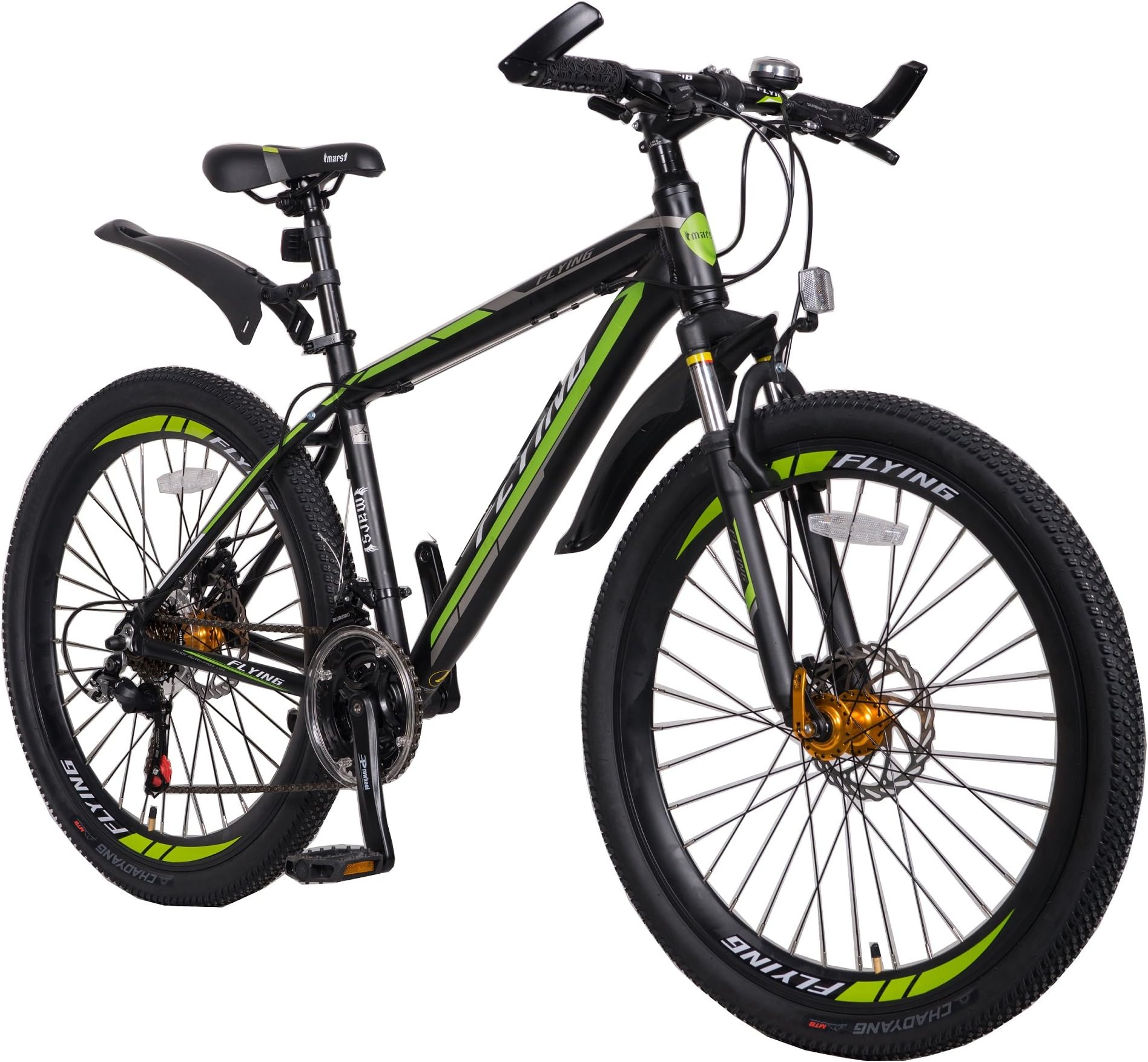 Flying Mountain Bikes Bicycles 21 speeds Shimano Lightweight Aluminium Alloy Frame Disc Brake