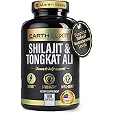 Shilajit and Tongkat Ali for Men and Women – Pure Shilajit Capsules w/High Potency Fulvic Acid & Trace Minerals – Shilajit for Men with Natural Testosterone Support for Energy & Muscle Growth
