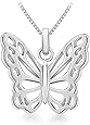 Tuscany Silver Collana Donna Con Pendente Infradito In Zircone Bianco - Catena Grumetta Regolabile 41-46 Cm, Argento 925, Confezione Regalo - 2