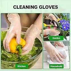 SWIFTLITE Disposable Vinyl Gloves, Food