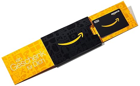 Amazon.de Geschenkkarte in Geschenkschuber (Amazon) - mit kostenloser Lieferung per Post