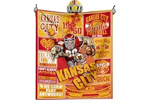 Iphoqcnd Football Throw Blanket Football Team Gifts Ideas for Men Women Boys Kids Sport Blanket Sofa Bed Couch Living Room 50"X 60"