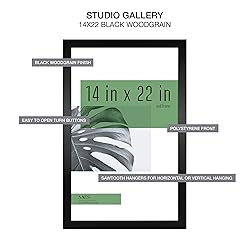 MCS Studio Gallery 14x22 Poster Frame Black
