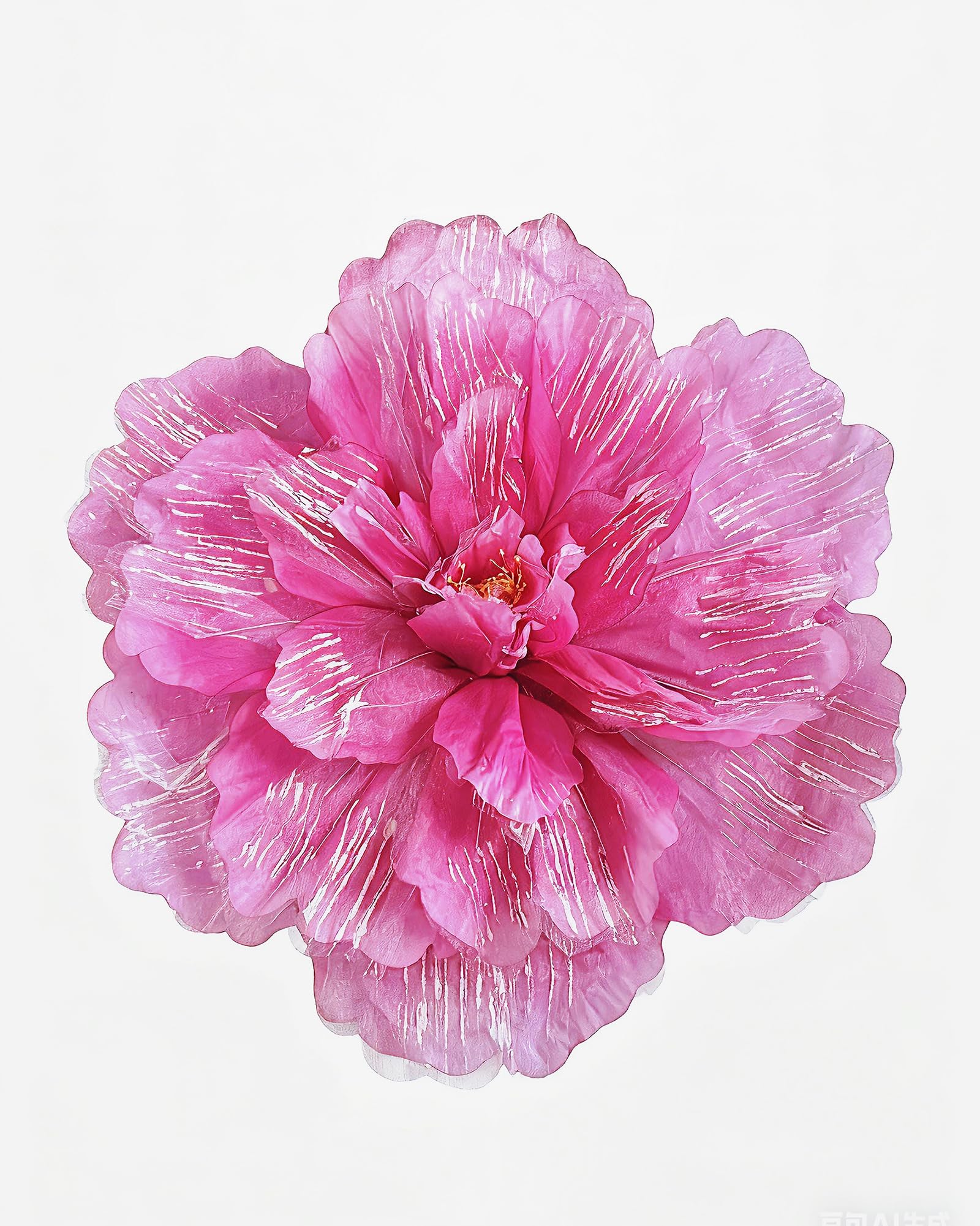 Photo 1 of 19.69 Inch Artificial Peony Flower Single Stem, Giant Flowers for Decoration, Fake Flower for Wedding Background Decor, Shop Window Display, Photography Props, Banquet