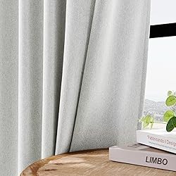 Joydeco Light Filtering Curtains 84 Inch Length for