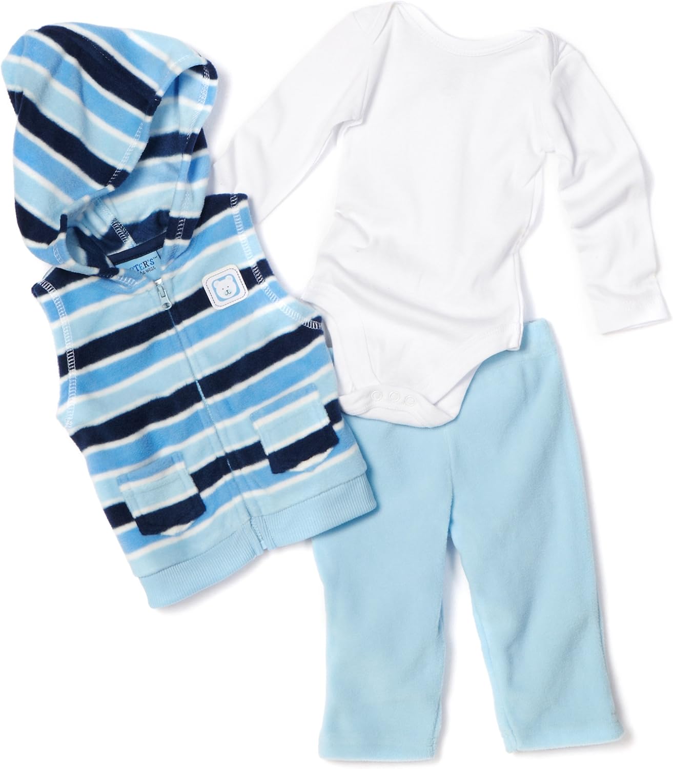 Carters BabyBoys recién nacido Oso Polar Set de tres piezas, color