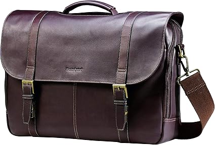 leather samsonite laptop bag