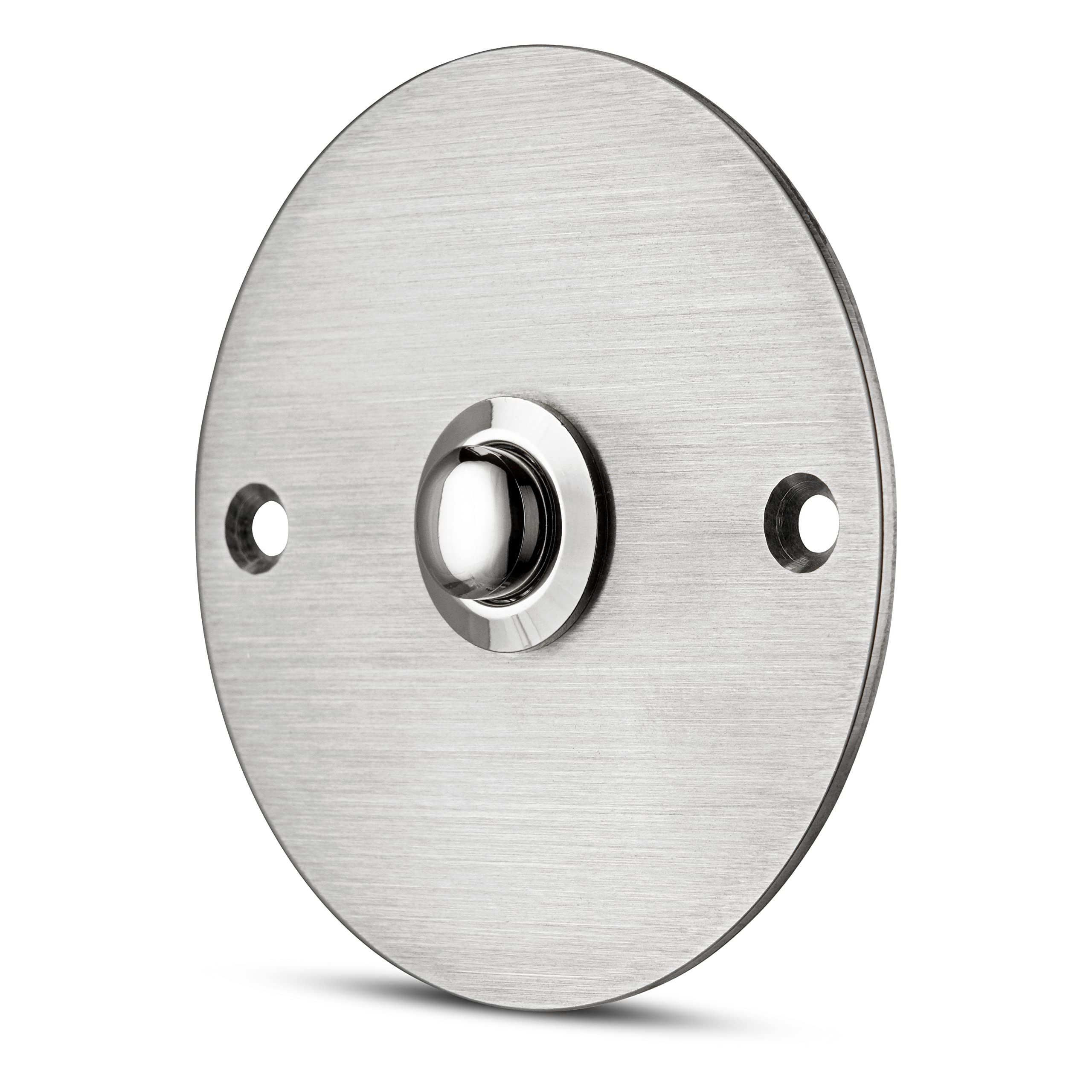 REV 0504416555 Doorbell with Push Button Max. 42 V AC/DC2A Diameter 75 mm Silver