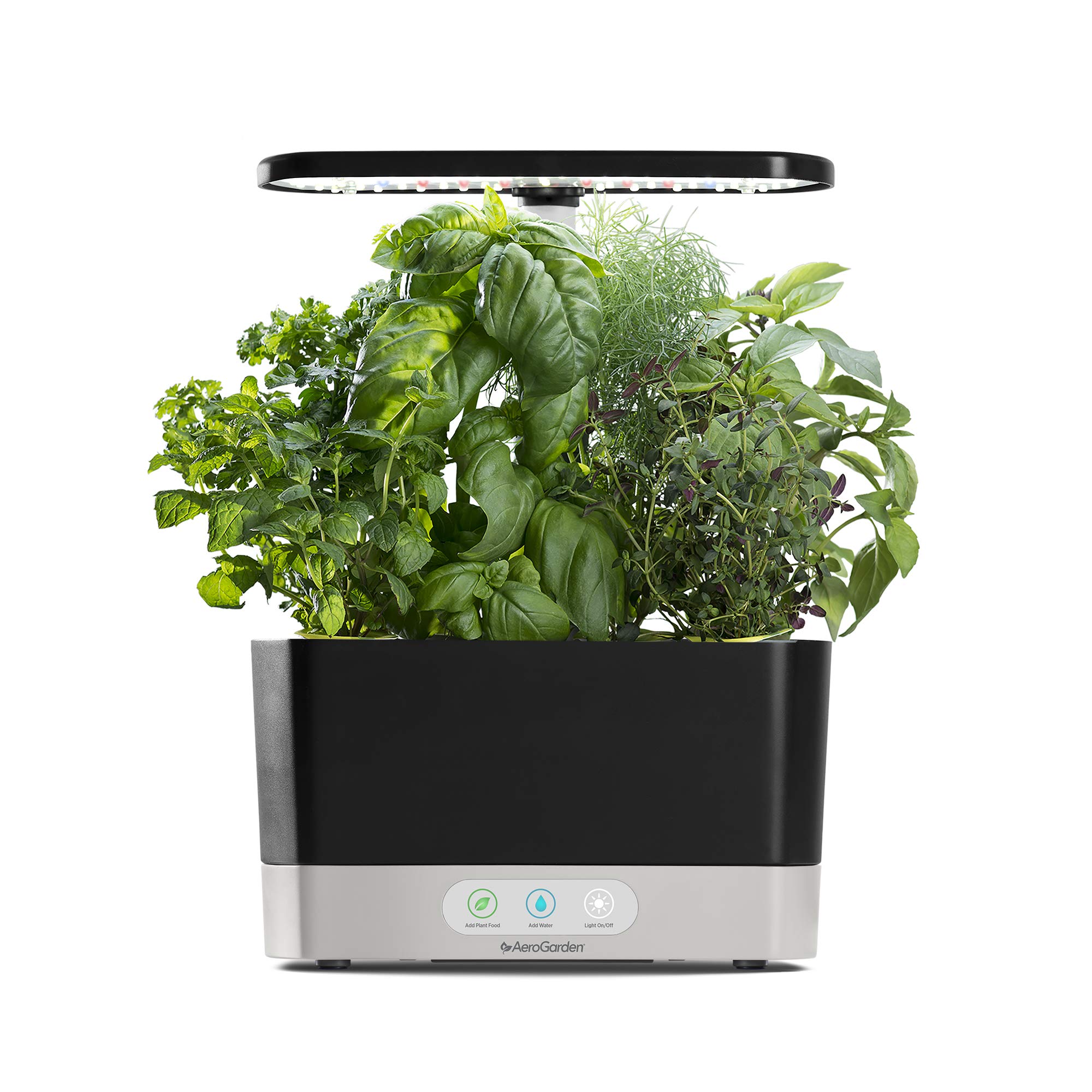 AeroGarden Black Harvest Indoor Hydroponic Garden Black w Gourmet Her | amzdealz