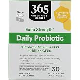 365 by Whole Foods Market, Extra Strength Daily Probiotic 10 billion CFU, 30 ct
