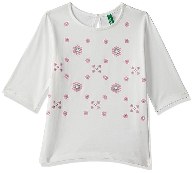 Baby Girls Floral Regular Fit T-Shirt