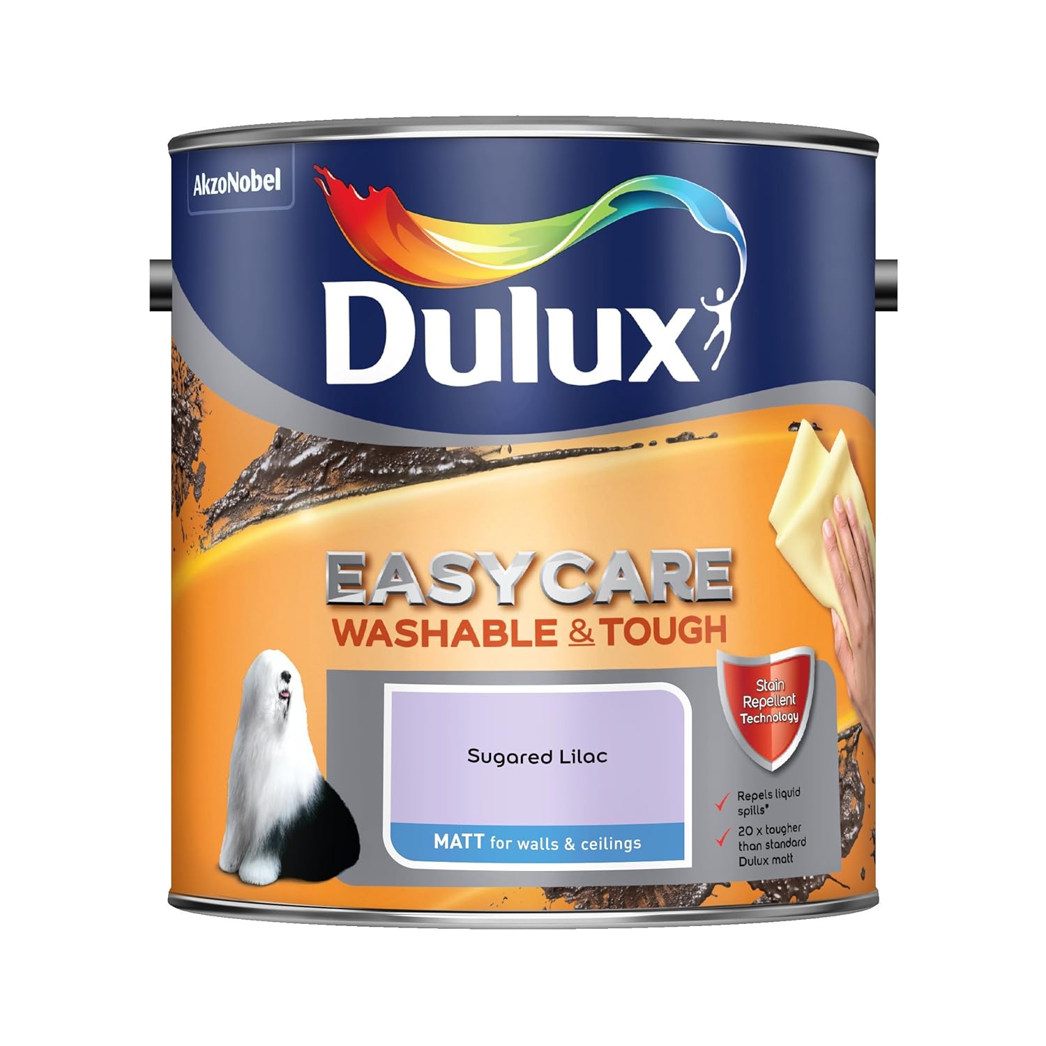 Dulux Easycare Washable and Tough Matt Sugared Lilac Amazon.co.uk