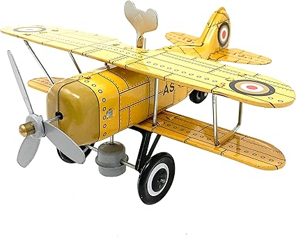 tin airplane toys
