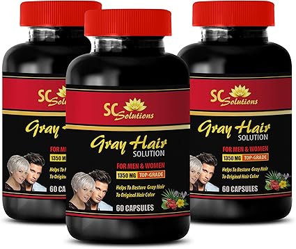 Amazon Com Anti Gray Hair Supplements The Best Anti Gray Hair