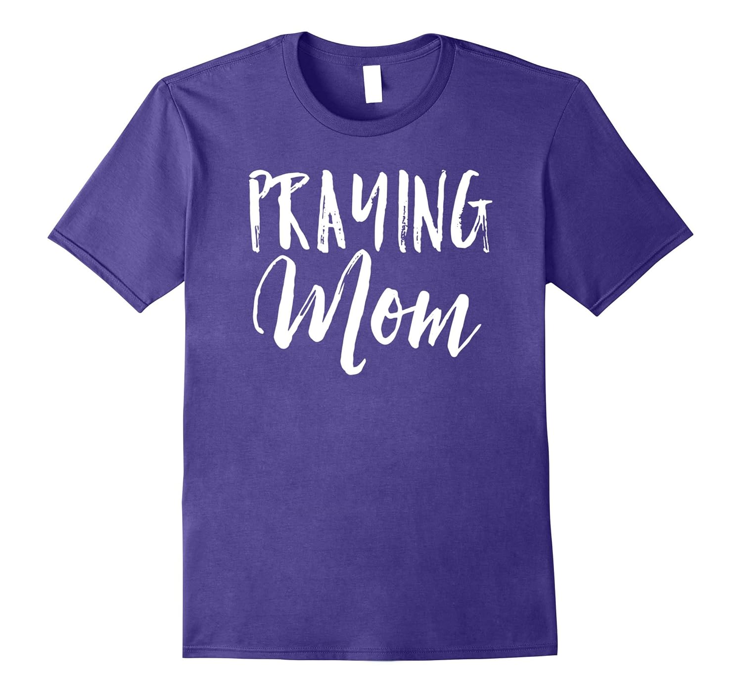 Praying Mom Womens Christian Gift Parent Jesus Shirt-Rose