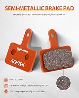AGPTEK Brake Pads for Bicycle 4 Pairs Compatible with Shimano M515 M525 C501 view 3