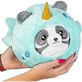 Squishable - Undercover Panda in Narwhal - Undercovers Collection - 7 in - Soft Toy Collectible Stuffed Animal