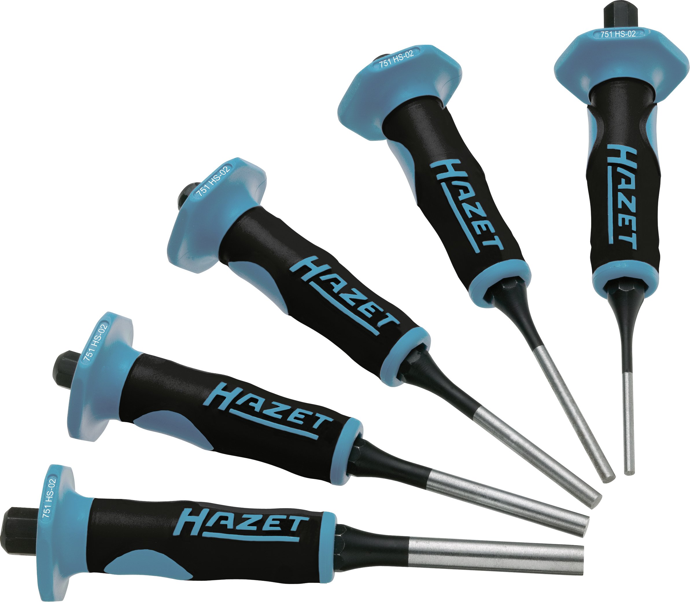 HAZET 751HS/5 150 mm Drift Pin Set - Multi-Colour