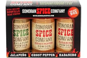 Sonoran Spice Ghost Pepper, Habanero, Jalapeno Powder Hot Box