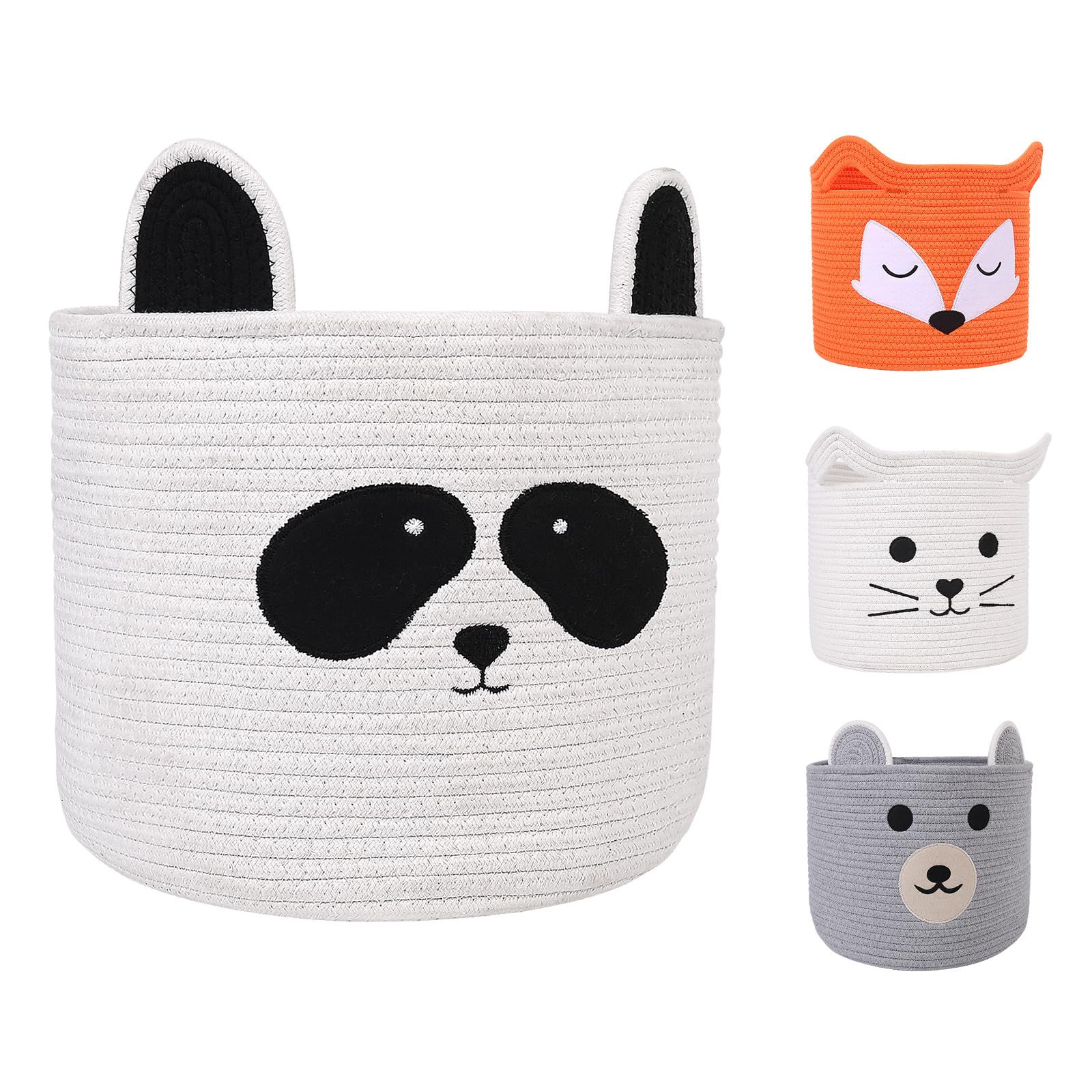 ACOHSY Foldable Storage Baskets Storage Boxes,30x30 CM Toy Storage,Kallax Storage Boxes,Can be used as Washing Basket,Dog Toy Basket,Clothes Basket,Kallax