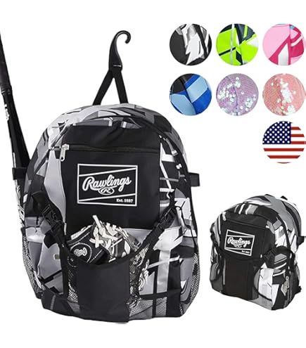 Rawlings Sac A Dos R400 Enfant Deux Battes Et Plateau Supérieur